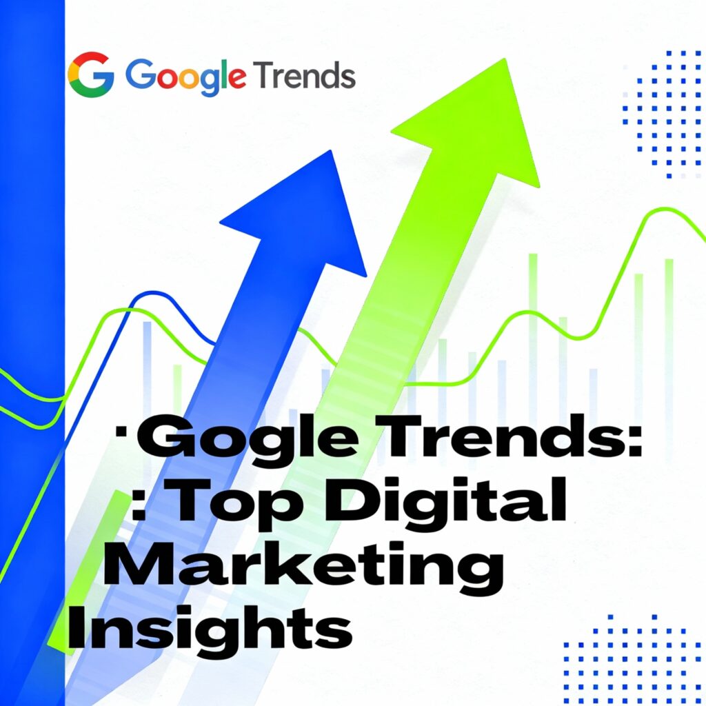 Engaging thumbnail for Google Trends blog post